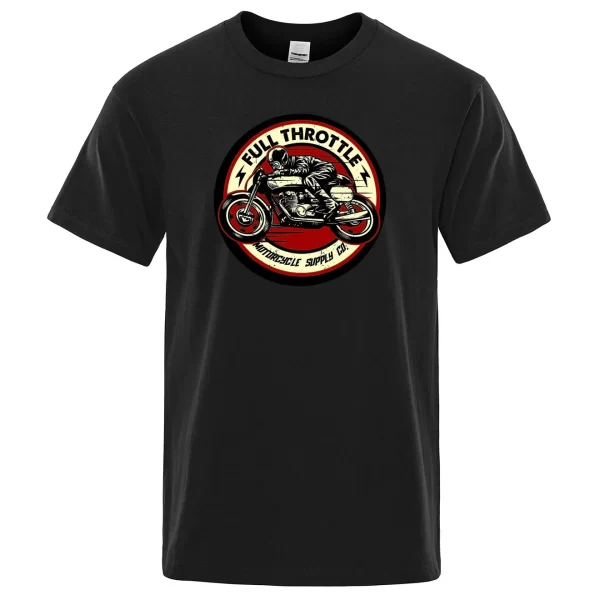 CAMISETA ROCKABILLY MOTORISTA FULL THROTTLE CAFE RACER ROCKABILLY - Imagen 3