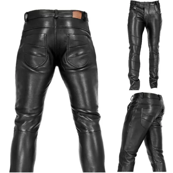 PANTALON CUERO HOMBRE
