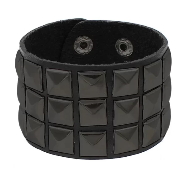 PULSERA CUERO Y PINCHOS - Imagen 4