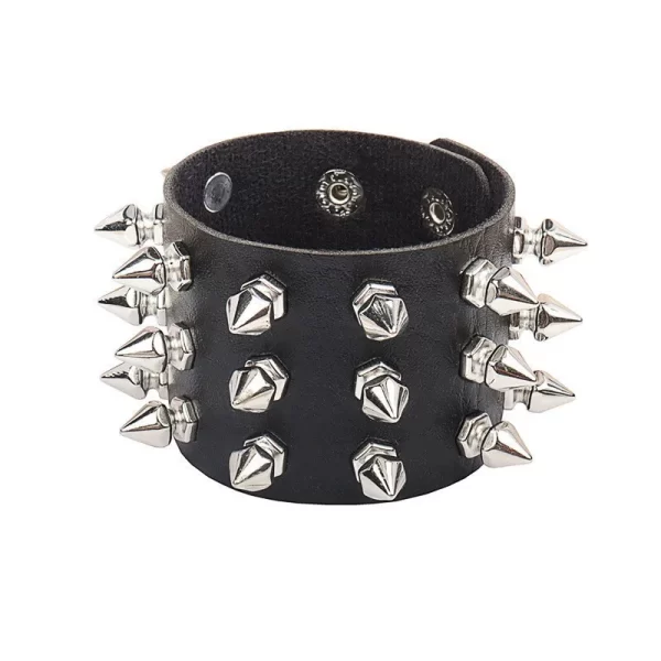 PULSERA CUERO Y PINCHOS - Imagen 6