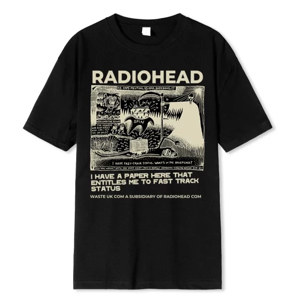 Camiseta Radiohead para hombre