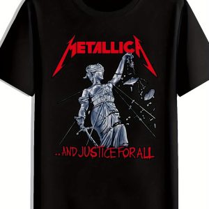 Camiseta Metallica estatua libertad hombre