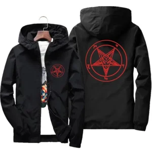 Chaqueta símbolo satán