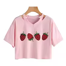 Camiseta corta Pin up